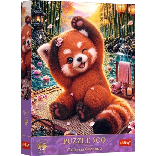 Motif adorable de panda roux de la série Cuteness Overload