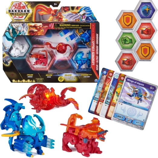Bakugan Legends set de combat à collectionner Cycloid avec 5 figurines et cartes