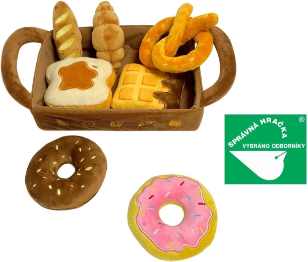 Magic Baby Panière de viennoiseries – jouet en peluche