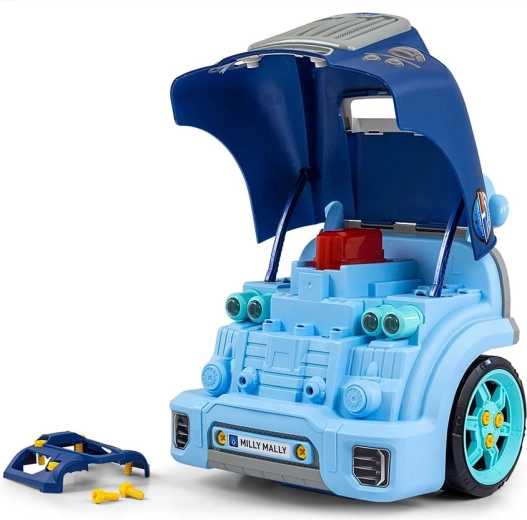 Trousse à outils et roues amovibles