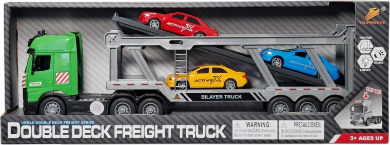 Camion porte-voitures avec voitures