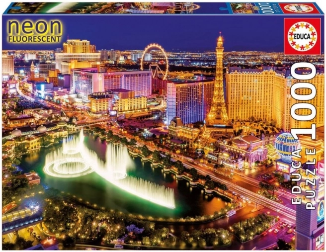 Puzzle lumineux Las Vegas 1000 pièces EDUCA