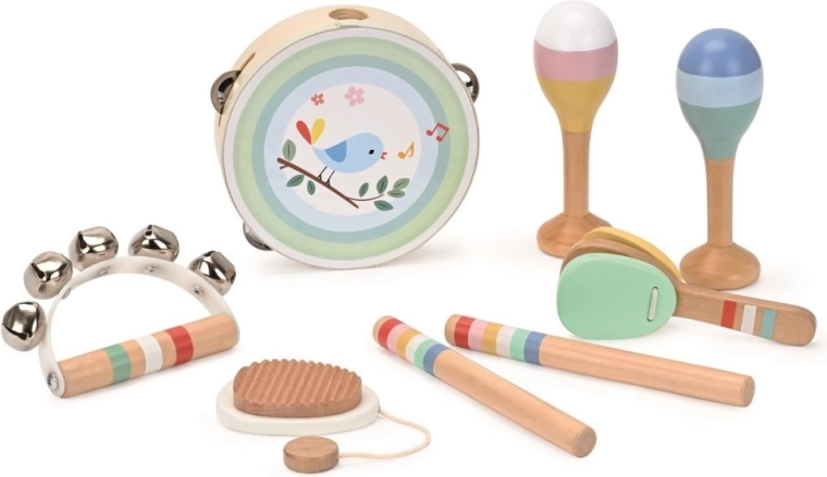 Lelin – set d’instruments de musique avec petit oiseau