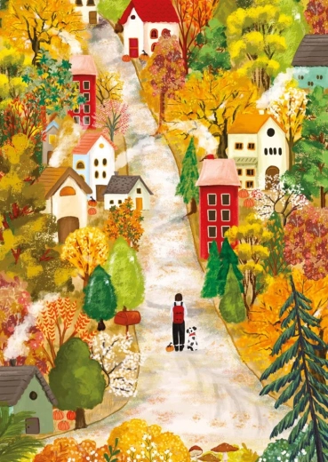 Puzzle garçon dans la forêt 1000 pièces