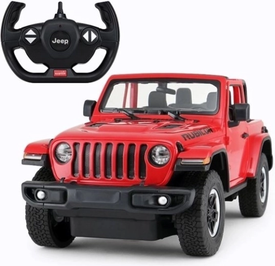 Voiture télécommandée Jeep Wrangler Rubicon 1:14 Rastar – Rouge