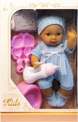Poupée bébé avec accessoires – boit et fait pipi - 1 pièce