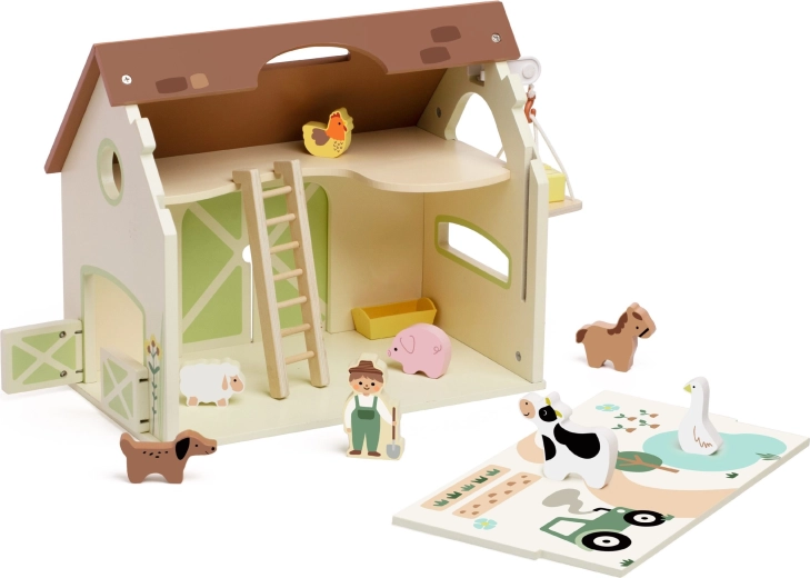 Figurines et accessoires pour jouer à la ferme