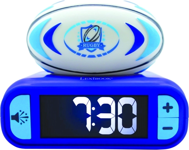 Réveil rugby Lexibook avec ballon lumineux