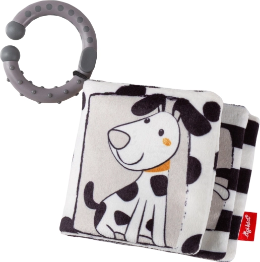 Sigikid livre en tissu interactif tout doux dalmatien pour bébés
