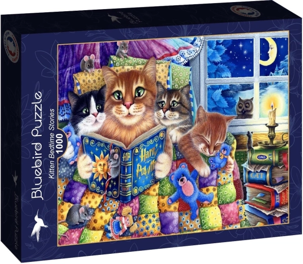 Puzzle Bluebird Chatons et contes du soir 1000 pièces