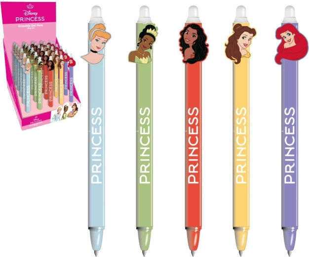 Stylo-gel effaçable Disney Princesses 15 cm - 1 pièce