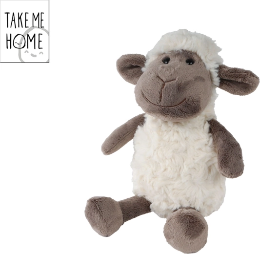Peluche mouton Take Me Home 27 cm - 1 pièce