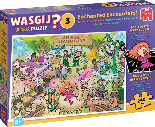 Jumbo Wasgij Junior 3 : rencontre magique – puzzle 240 pièces