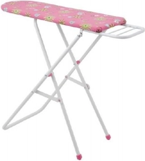 Table à repasser rose pour enfants, hauteur 51 cm