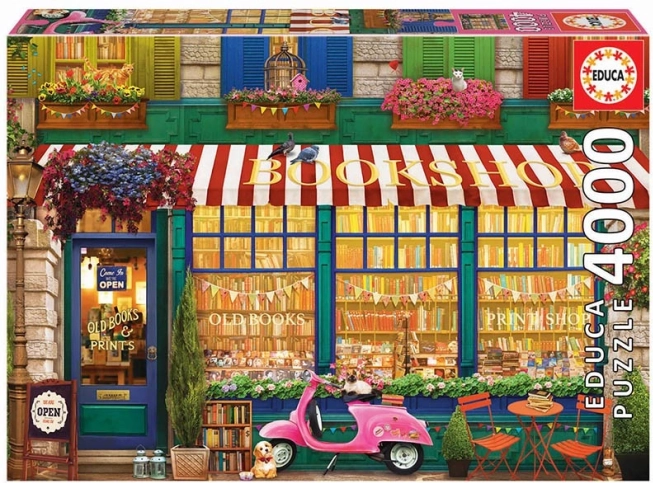 Puzzle Librairie Vintage 4000 Pièces