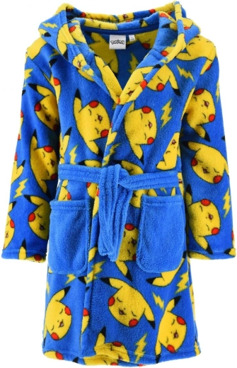 Peignoir pour enfant Pokémon Pikachu à capuche