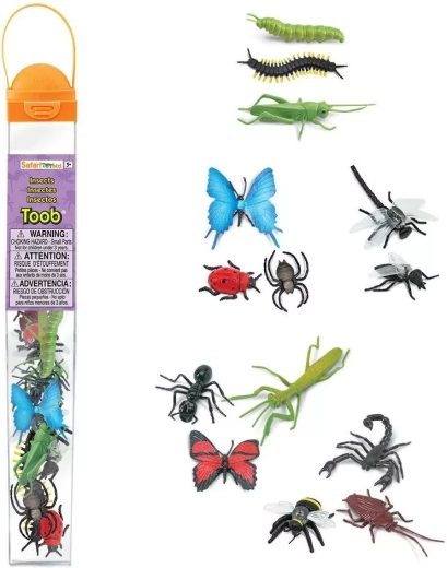 Safari Ltd. Toobs tube avec insectes (14 figurines)