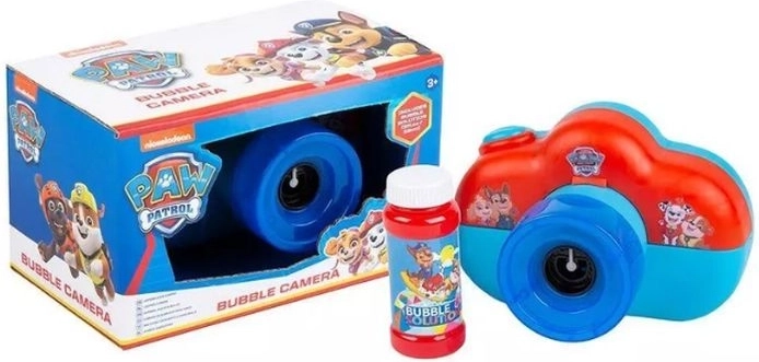 Appareil photo Pat’ Patrouille avec machine à bulles