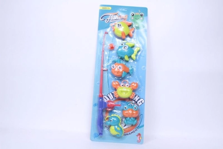 Jeu de pêche pour enfants avec canne et poissons QF339A