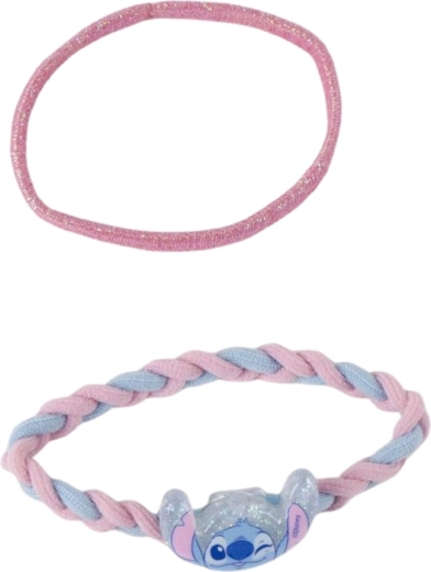 Élastique et serre-tête tressé avec pendentif Stitch