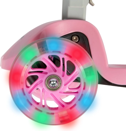 Roulettes LED lumineuses en roulant
