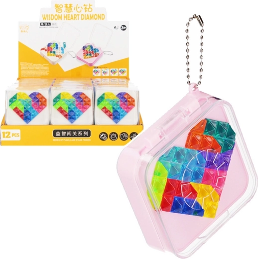 Jeu logique cœur - 1 pièce