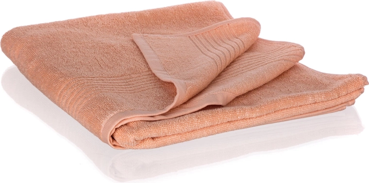 Drap de bain Loris 70 × 140 cm, 100 % coton, orange clair