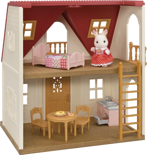 Sylvanian Families maison de base au toit rouge