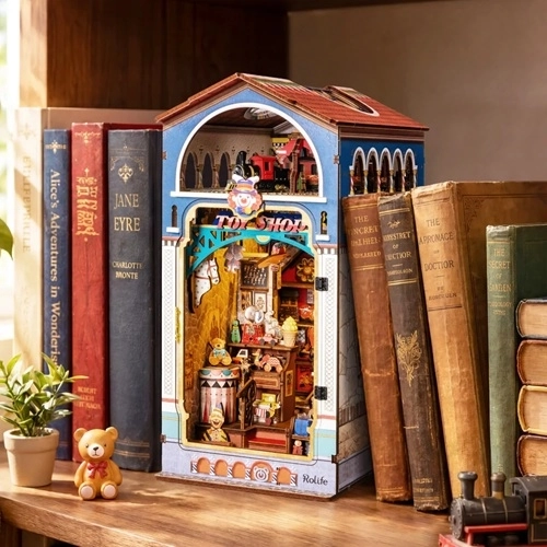 Miniature magique d'un magasin de jouets