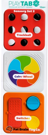 Fat Brain ensemble de jouets sensoriels PlayTab Tile Set 2
