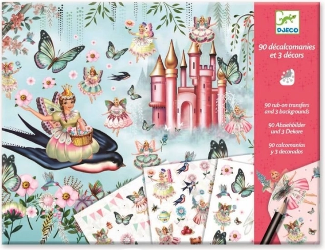DJECO set de décalcomanies – royaume féerique