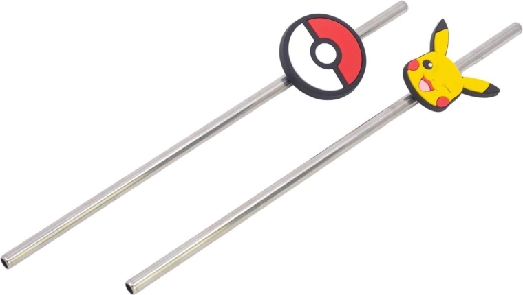 Sada de pailles en acier inoxydable Stor Pokémon metal meltdown (2 pièces)