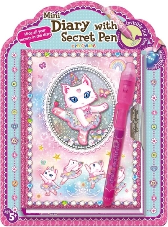 PECOWARE journal avec stylo Chat ballerine