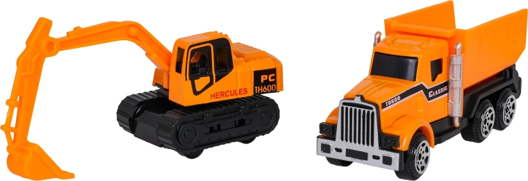 Deux véhicules de chantier inclus
