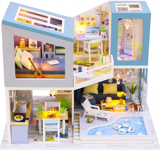 2Kids Toys maquette de maison – villa – Bleue