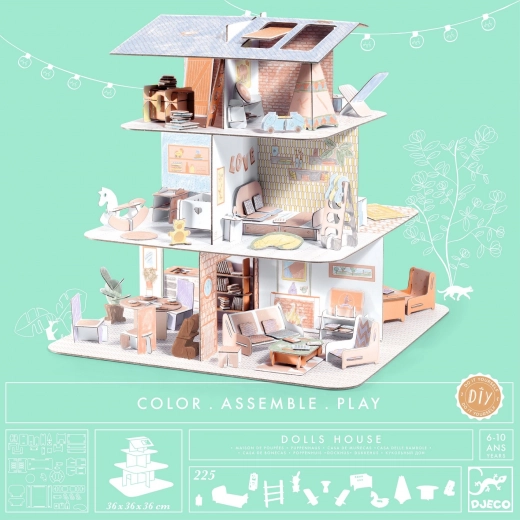 Maison de poupées DJECO DIY