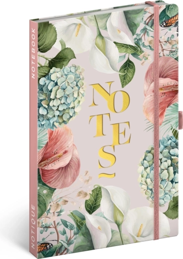 Carnet ligné NOTIQUE lys 13 × 21 cm