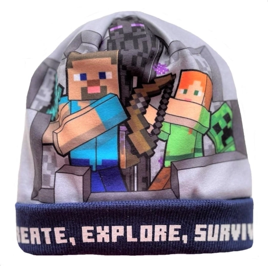 Bonnet bleu Minecraft