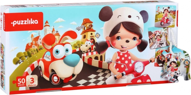 Puzzlika Histoires Heureuses 3 en 1 puzzles pour enfants