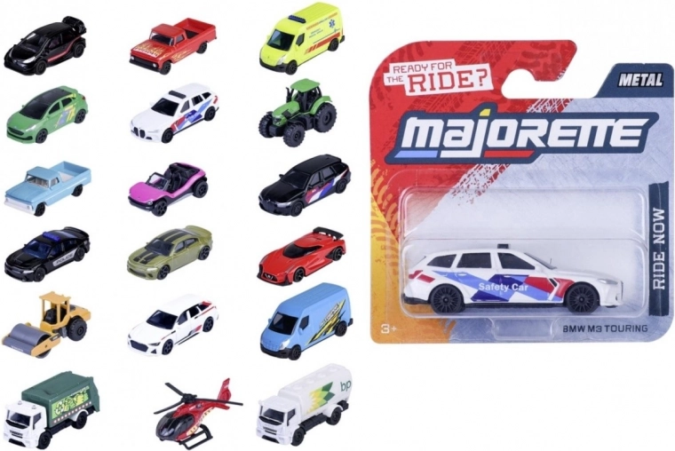 majorette voitures de rue en métal 1:64 – modèles assortis