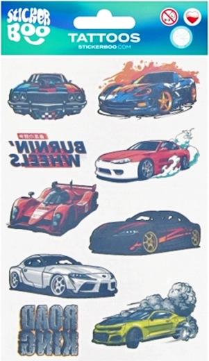 Tatouage voiture pour enfants