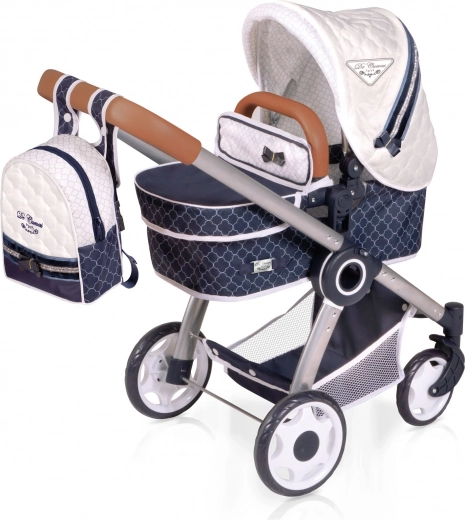 poussette pliable pour poupées 3 en 1 avec sac à dos top collection 70 cm