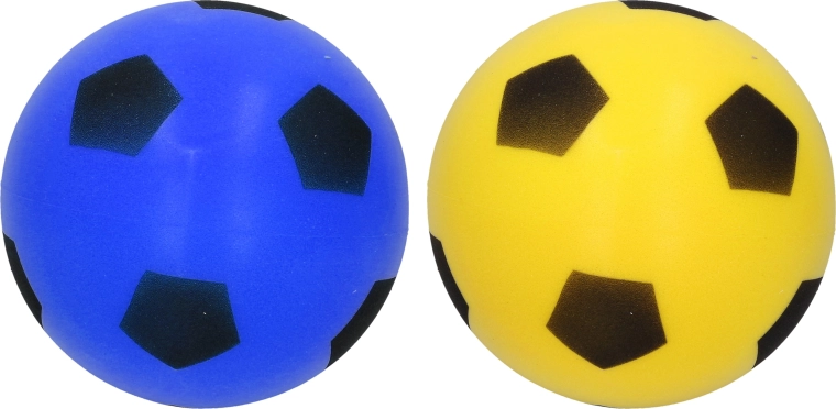Ballon de football silencieux en mousse 15 cm