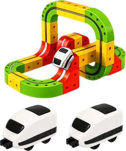 Train électrique pour une course pleine d’action