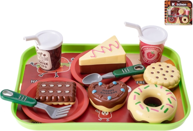 Set de pâtisserie avec plateau pour enfants