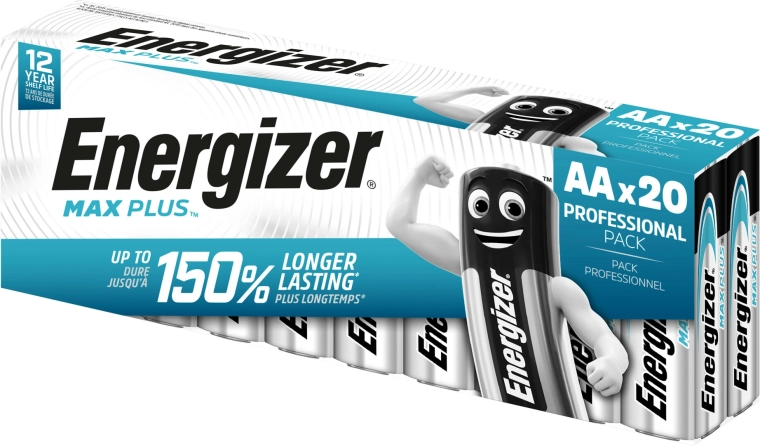Energizer Max Plus AA piles alcalines 20 pcs