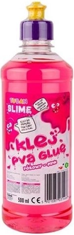 Colle PVA rose TUBAN 500 ml pour la fabrication de slime