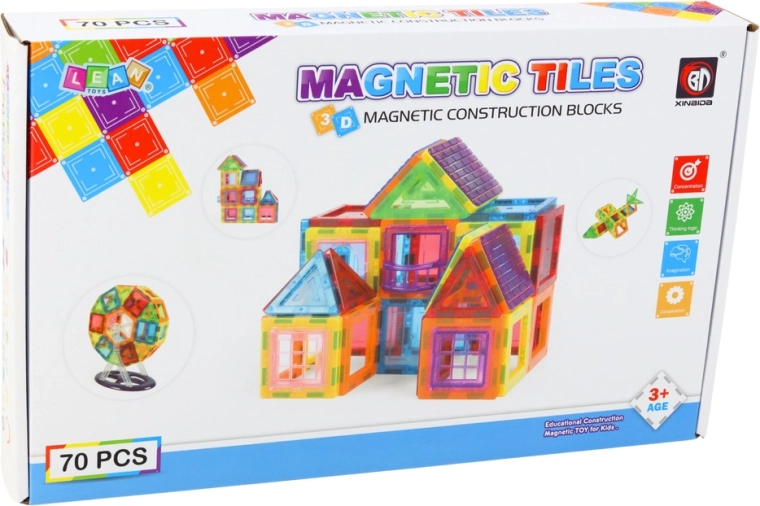 Construction créative avec 70 pièces