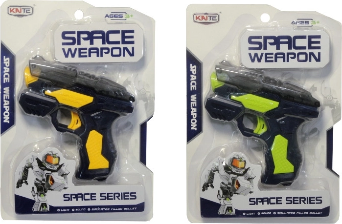 Pistolet lumineux à fléchettes en mousse avec son