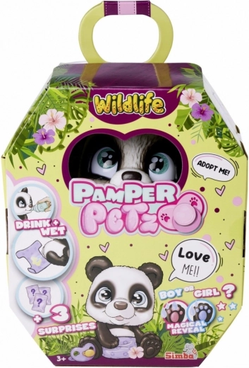 Figurine panda de la collection Pamper Petz